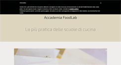 Desktop Screenshot of accademiafoodlab.it